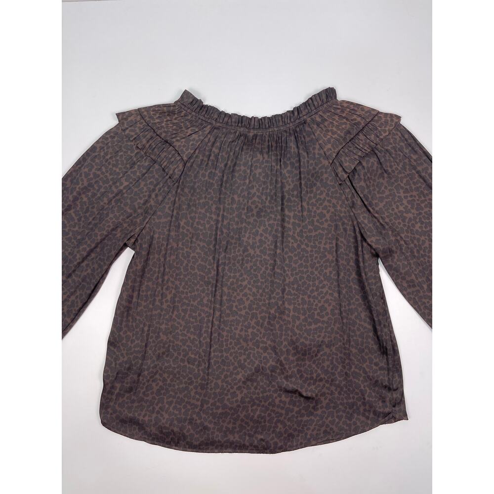 GAP Small Long Sleeve Animal Print Blouse - Picture 7 of 9